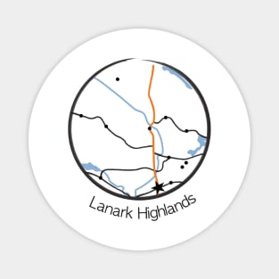 Lanark Highlands round map Magnet